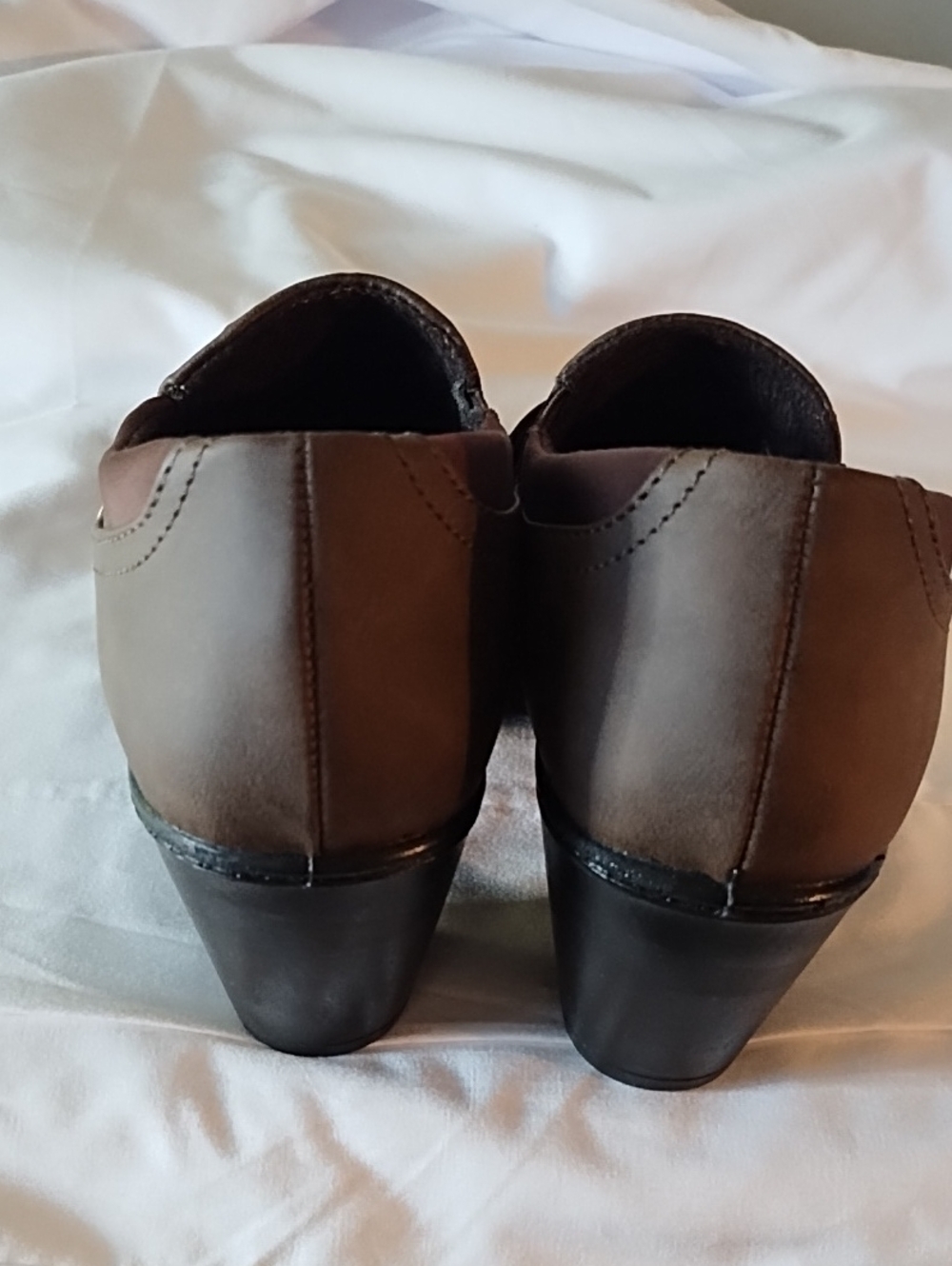 easy street Taupe Slip-On Clogs with Buckle Accent - Picture 4 of 9